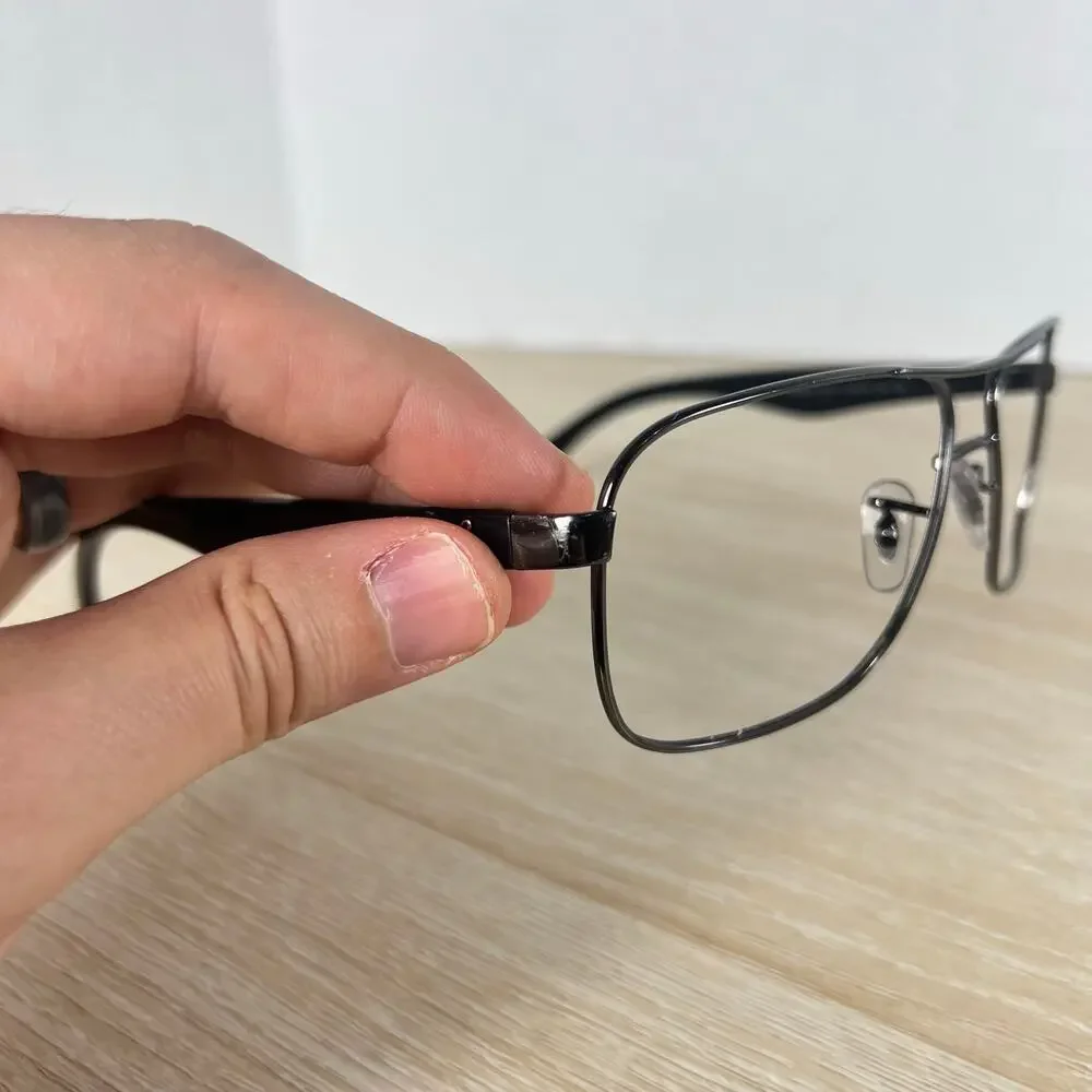Ray-Ban RB3516 004/71 Sunglasses FRAMES ONLY Black Metal 59-15 Made In Italy